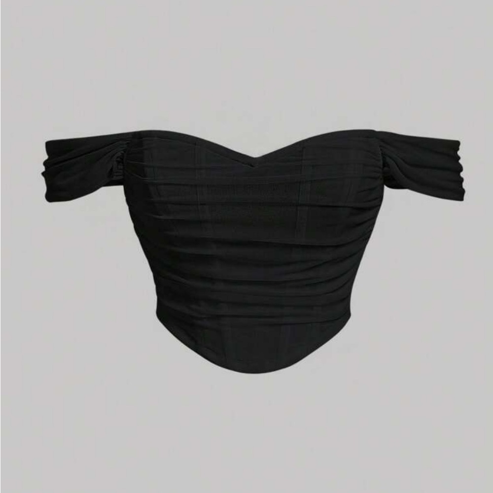 SHEIN Curve 3XL Black Bodice Tank Top